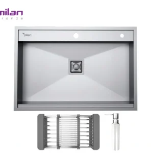 سینک ظرفشویی توکار استیل میلان مدل 4075 s02