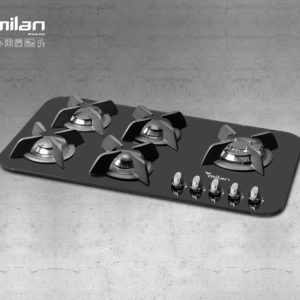 اجاق گاز رو میزی میلان مدل G306 شیشه ای