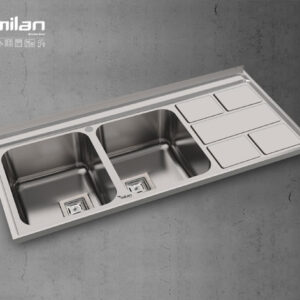 سینک ظرفشویی میلان روکار مدل 5011