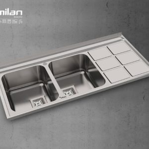 سینک ظرفشویی میلان روکار مدل 5013