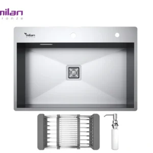 سینک ظرفشویی توکار استیل میلان مدل 4075