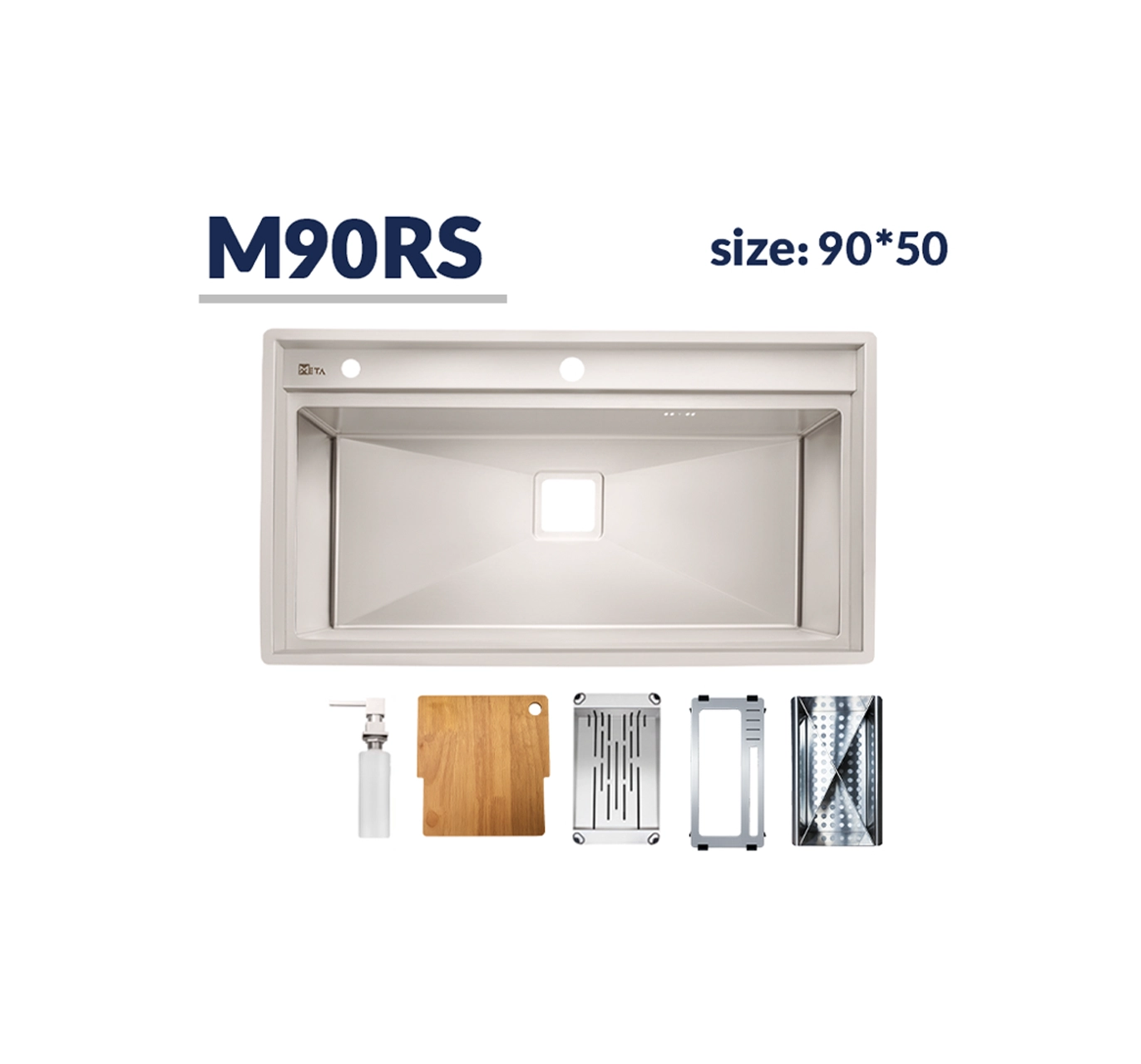 سینک ظرفشویی متا روکار مدل M90RS