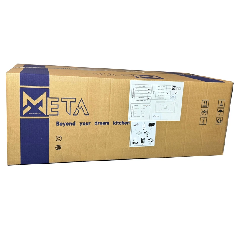 سینک ظرفشویی متا روکار مدل M90RS